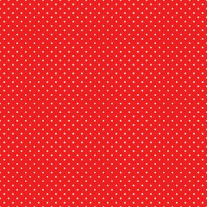 Mickey Mouse Pattern Of White Polka Dots On A Red Background Royalty