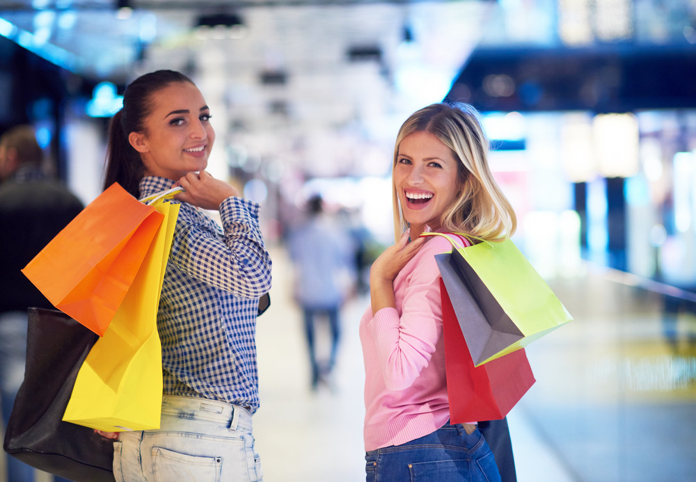 Girls Shopping Royalty Free Stock Image Storyblocks