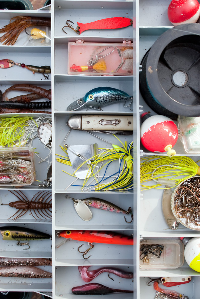 fully stocked tackle box for sale