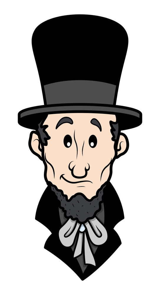 Abraham Lincoln Cartoon Vector Character Royalty-Free Stock Image ...