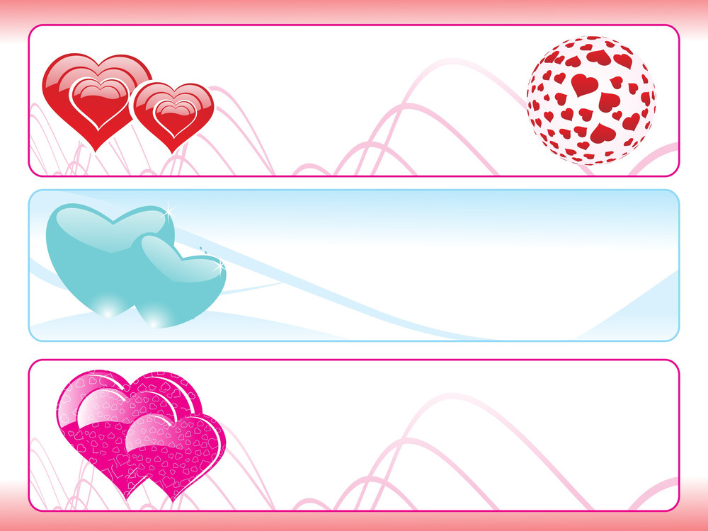 Abstract Heart Shape Banner Royalty-Free Stock Image - Storyblocks