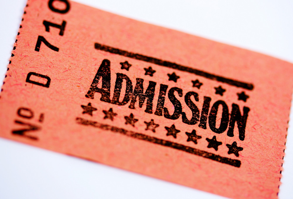 Admission Ticket For A Show Or Theater