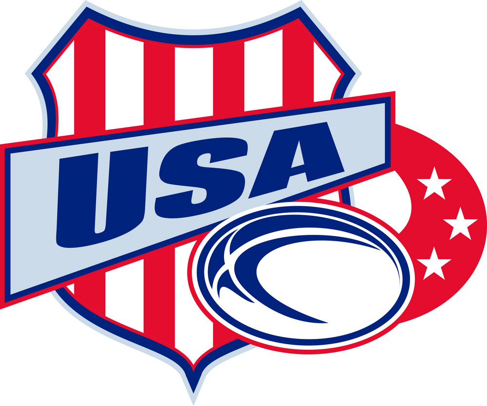 American Rugby Ball Shield Usa Royalty-free Stock Image - Storyblocks