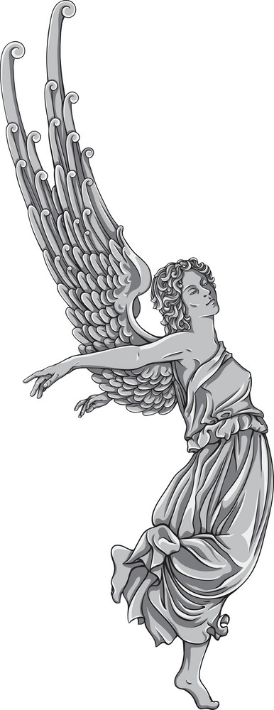 Archangel Vector Element Royalty-Free Stock Image - Storyblocks
