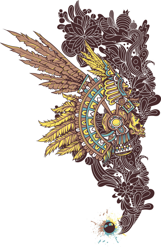 Download Aztec Vector T-shirt Design Royalty-Free Stock Image ...