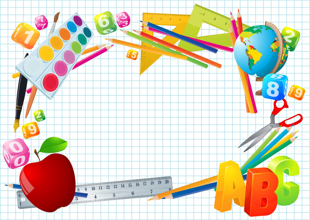Back To School Vector Template Royalty Free Stock Image Storyblocks