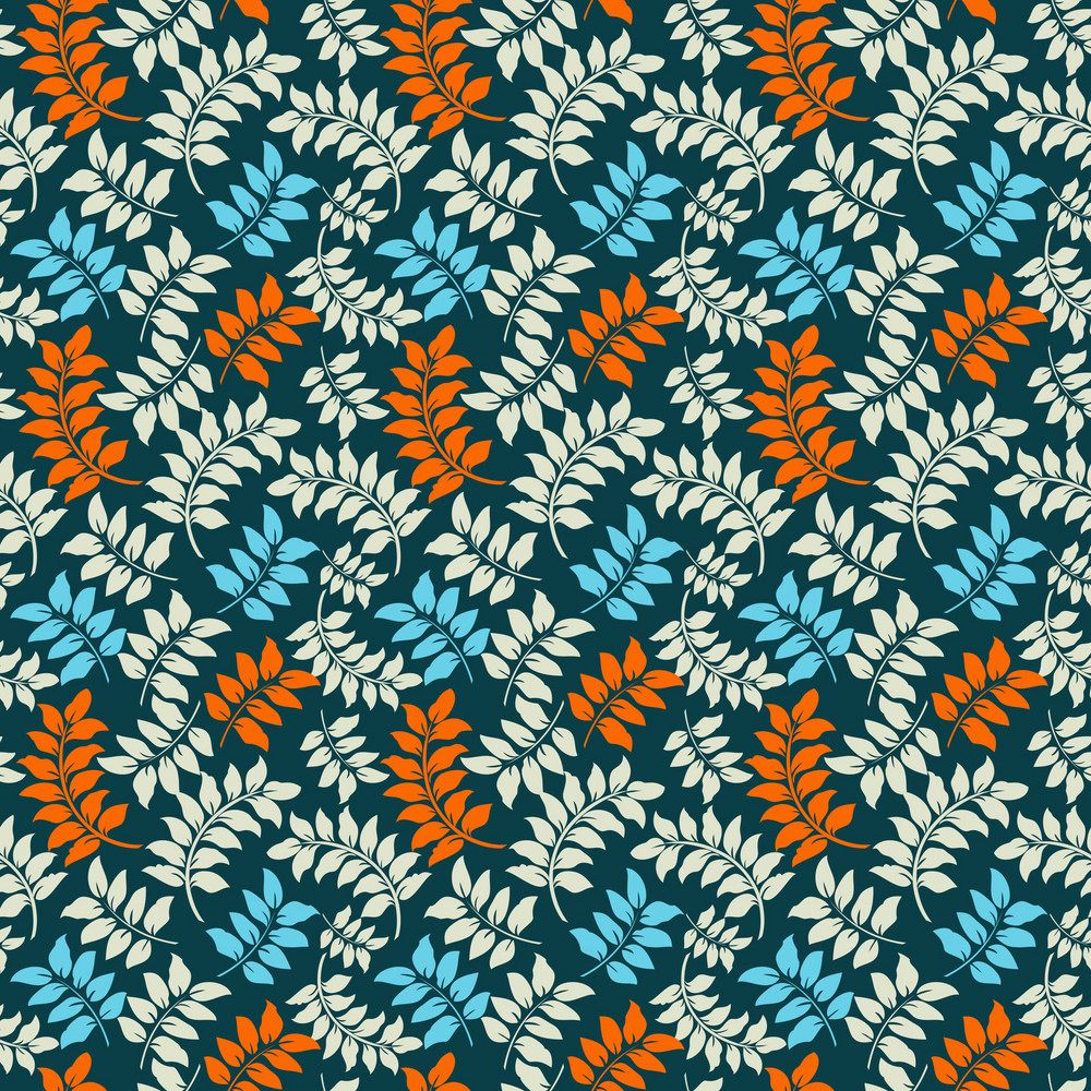 Blue And Orange Vine Pattern Royalty Free Stock Image Storyblocks