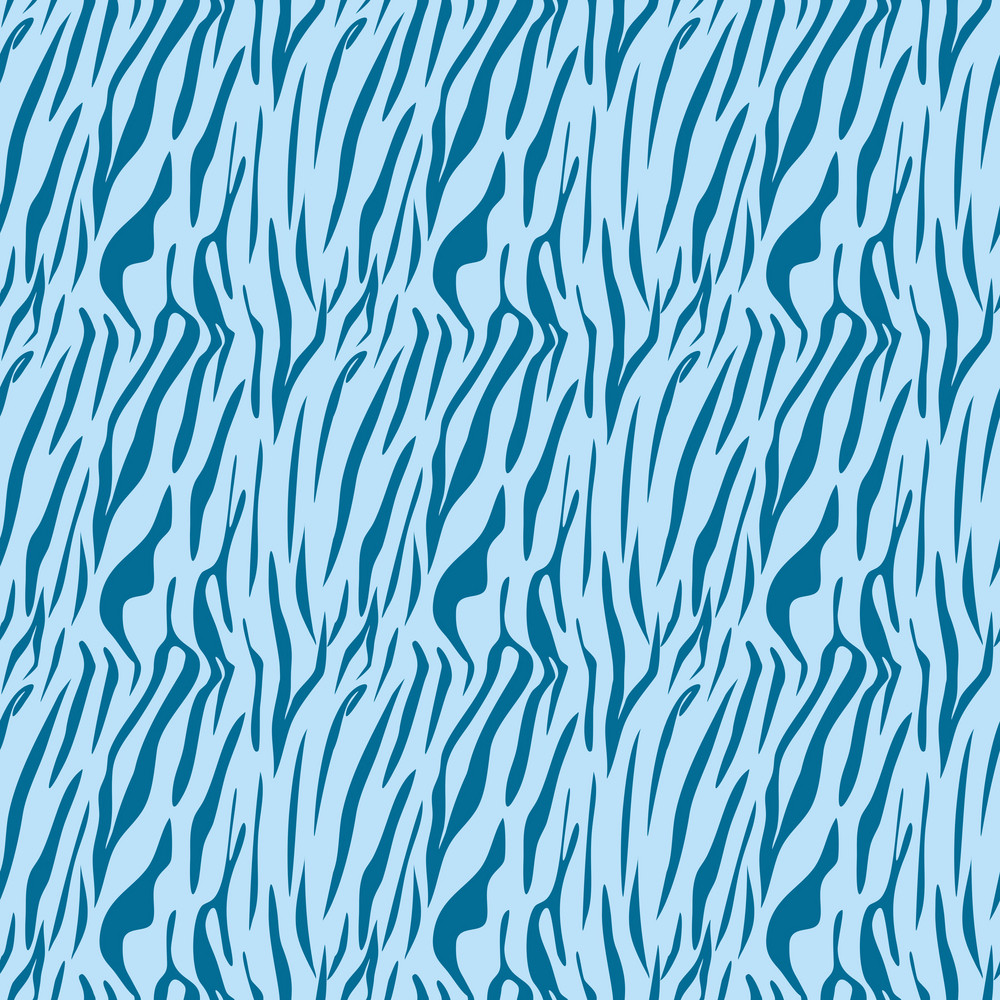 Blue Zebra Animal Print Pattern Royalty-Free Stock Image - Storyblocks