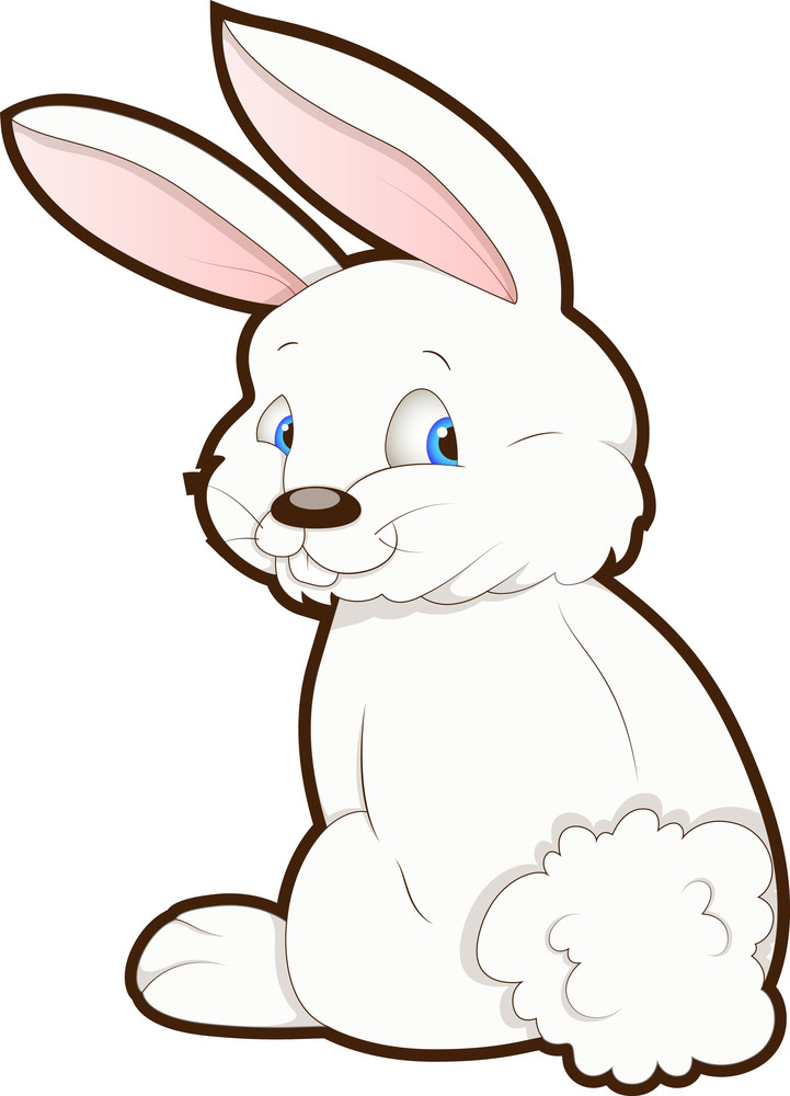 Bunny - Cartoon Character Royalty-Free Stock Image - Storyblocks