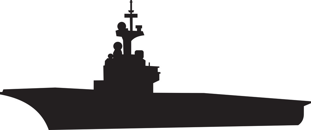 Navy Ship Silhouette Royalty-Free Stock Image - Storyblocks