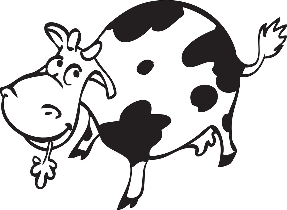 Illustration Of A Cow. Royalty-Free Stock Image - Storyblocks