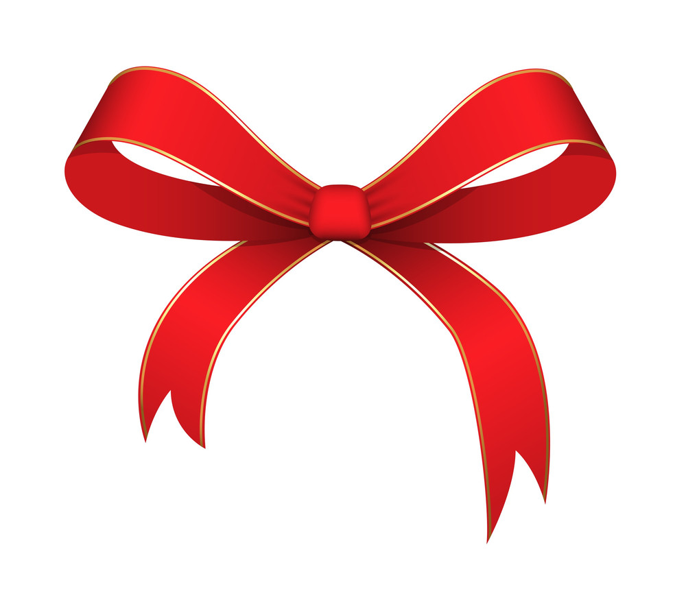 Download Christmas Ribbon Bow Vector Royalty-Free Stock Image ...