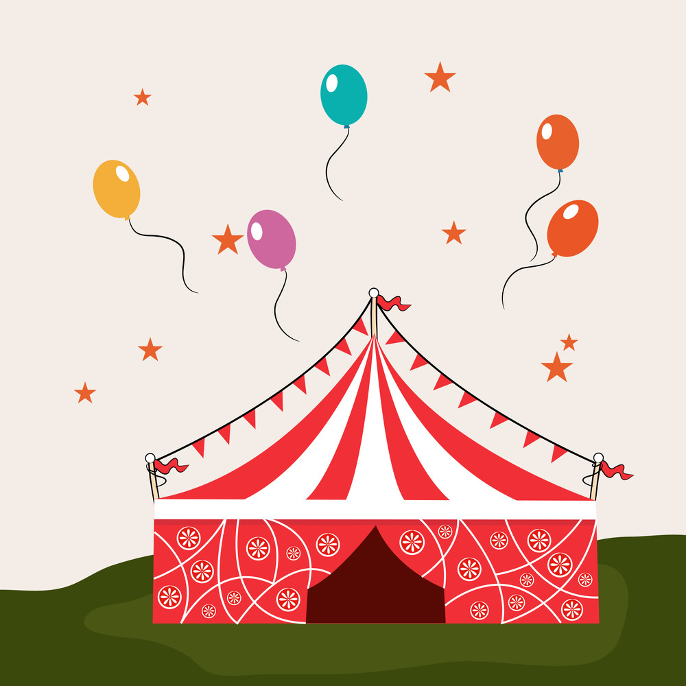 Classical Circus Background. Royalty-Free Stock Image - Storyblocks