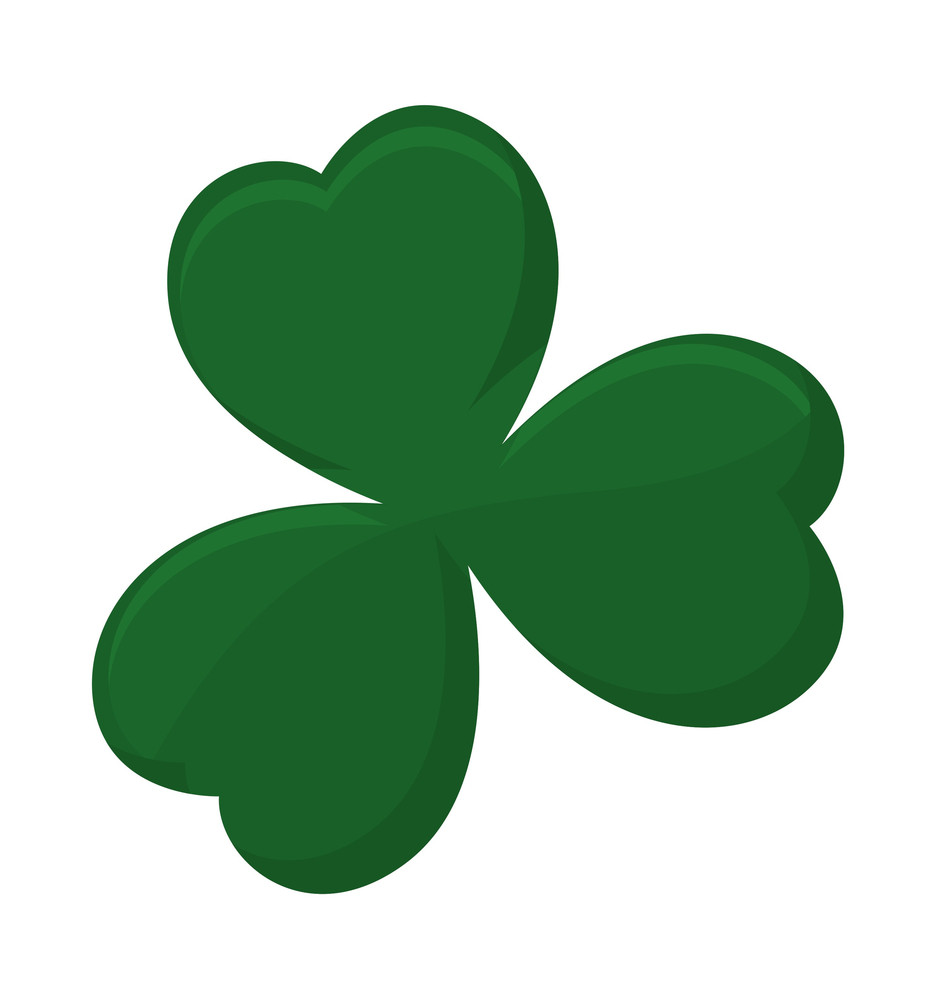 Clover Leaf Shape Icon Royalty-Free Stock Image - Storyblocks