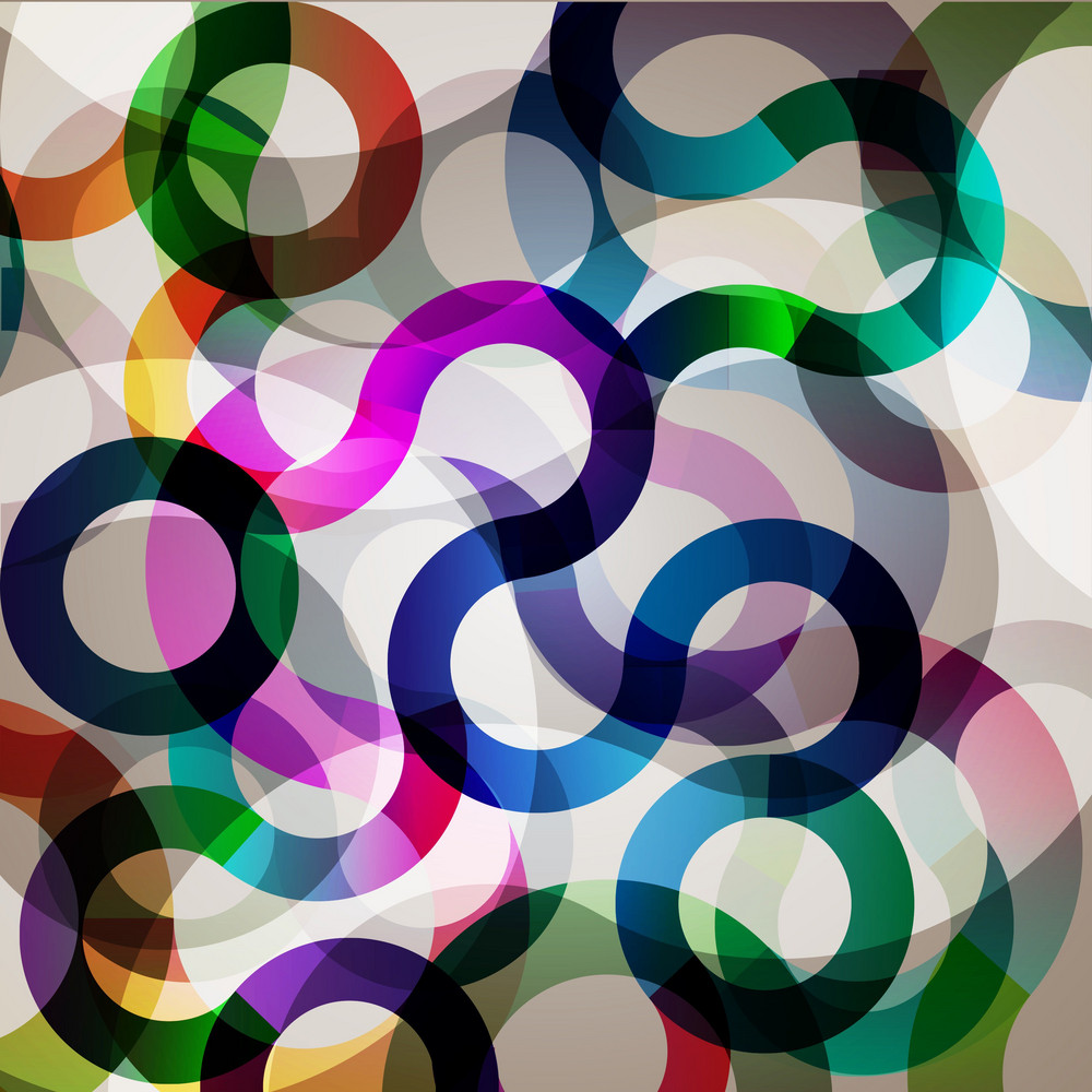 Colorful Abstract Circle Background Royalty-Free Stock Image - Storyblocks