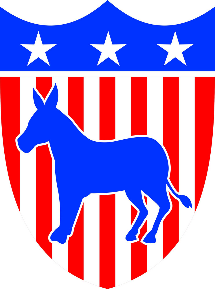 Democrat Donkey Mascot Royalty-Free Stock Image - Storyblocks