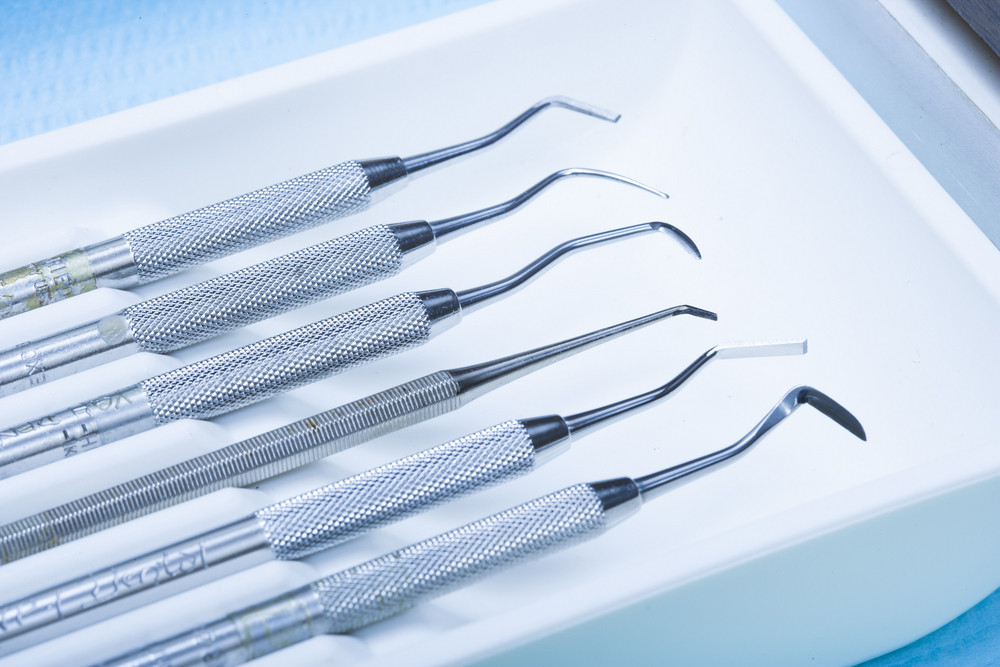 Dental tools in medical office