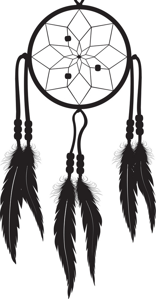 Download Dreamcatcher Silhouette Royalty-Free Stock Image - Storyblocks