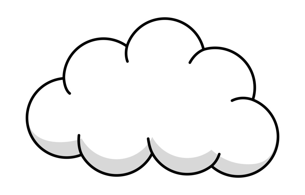 Download Fluffy Cloud Vector Royalty-Free Stock Image - Storyblocks