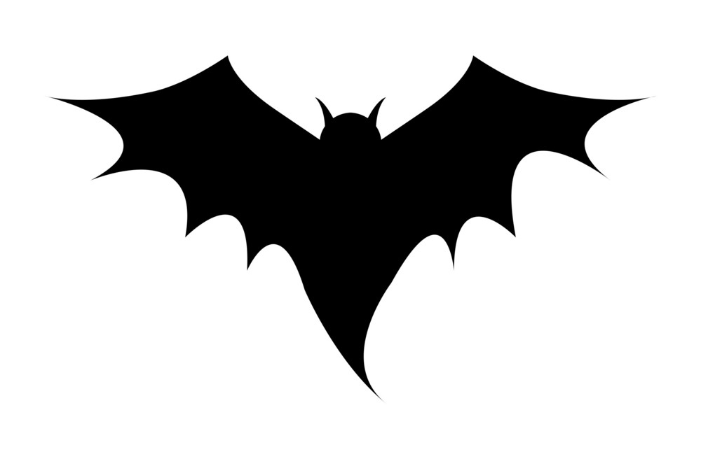 Flying Bat Silhouette Royalty-free Stock Image - Storyblocks