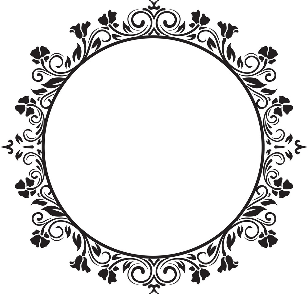 Download Frame Floral Vector Element Royalty-Free Stock Image - Storyblocks