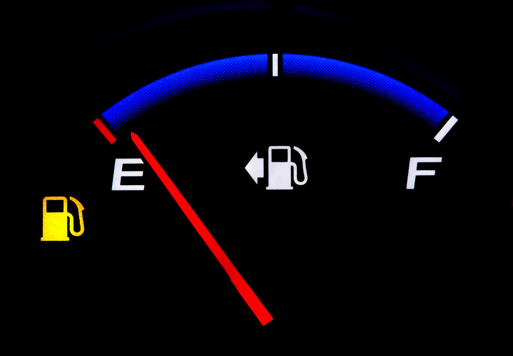 Gas Gauge Reading Almost Empty