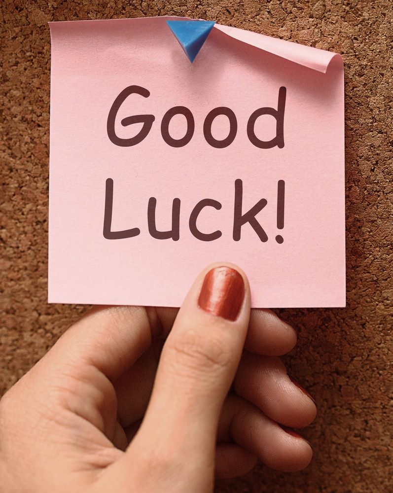Good Luck Message Shows Best Wishes RoyaltyFree Stock Image Storyblocks