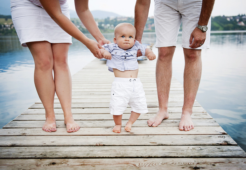 baby walking on hands and feet