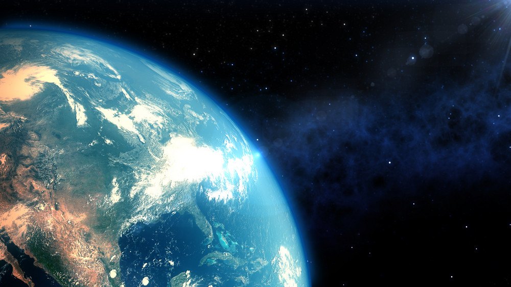 Realistic Earth closeup render Royalty-Free Stock Image - Storyblocks