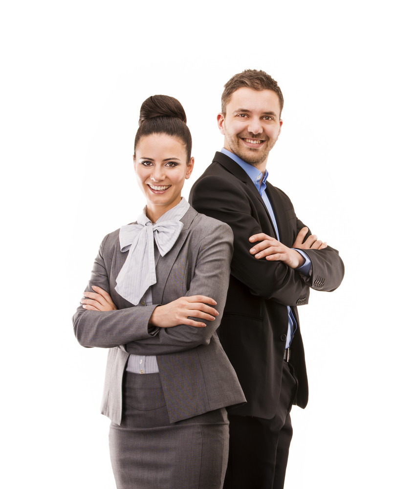 Business Man And Woman Royalty Free Stock Images   Image: 12257659