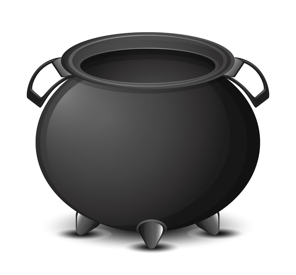 Halloween Cauldron Vector Illustration Royalty-free Stock Image 