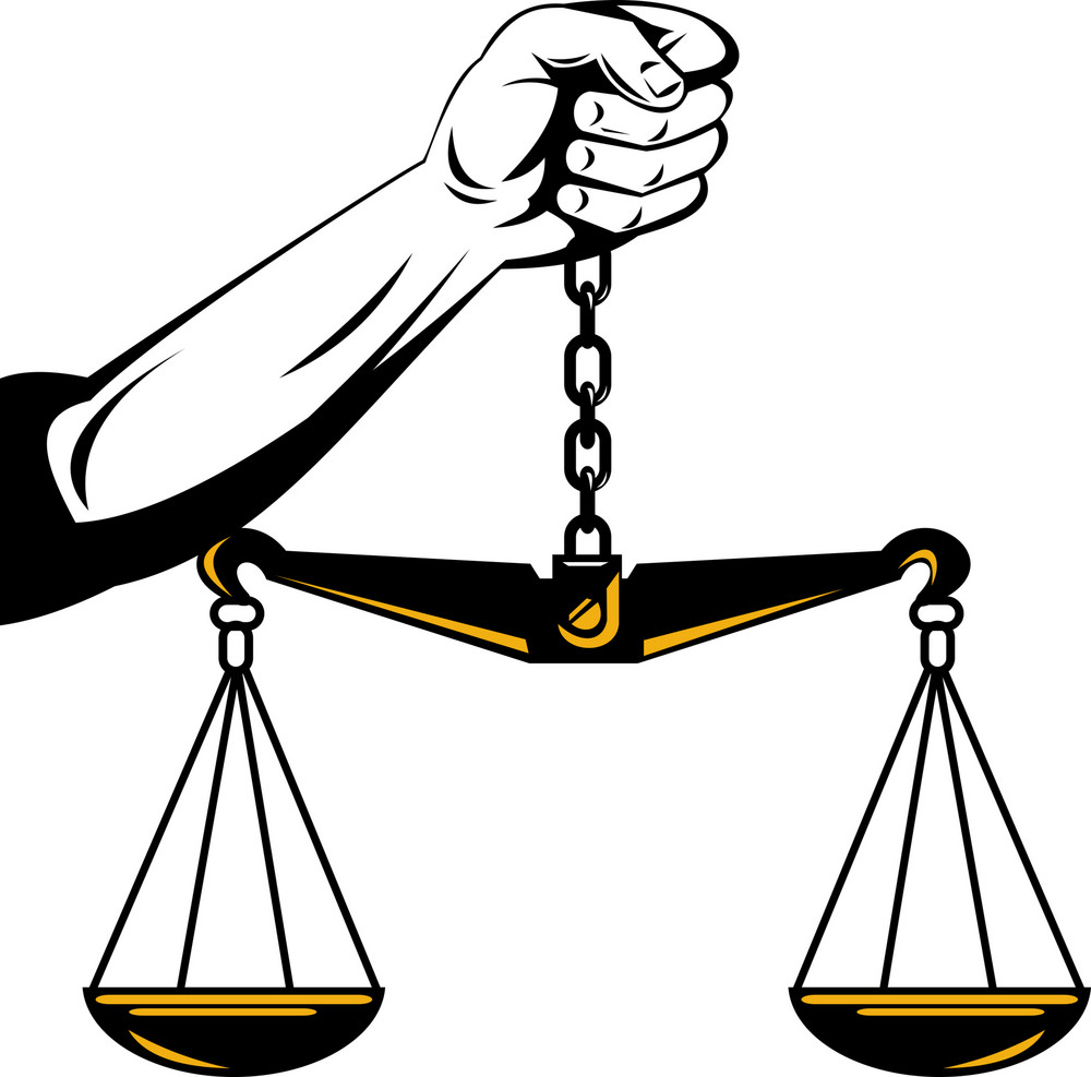 Hand Holding Scales Of Justice RoyaltyFree Stock Image Storyblocks