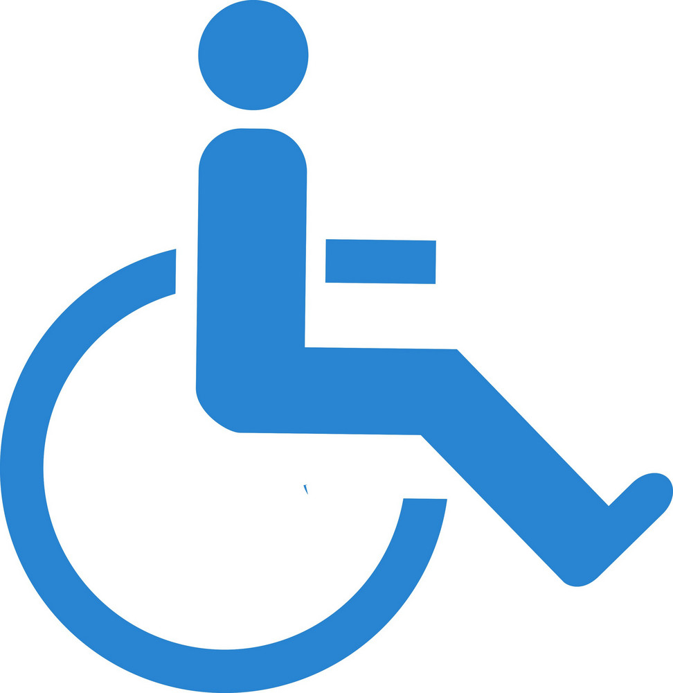 Handicapped Simplicity Icon Royalty-Free Stock Image - Storyblocks Images