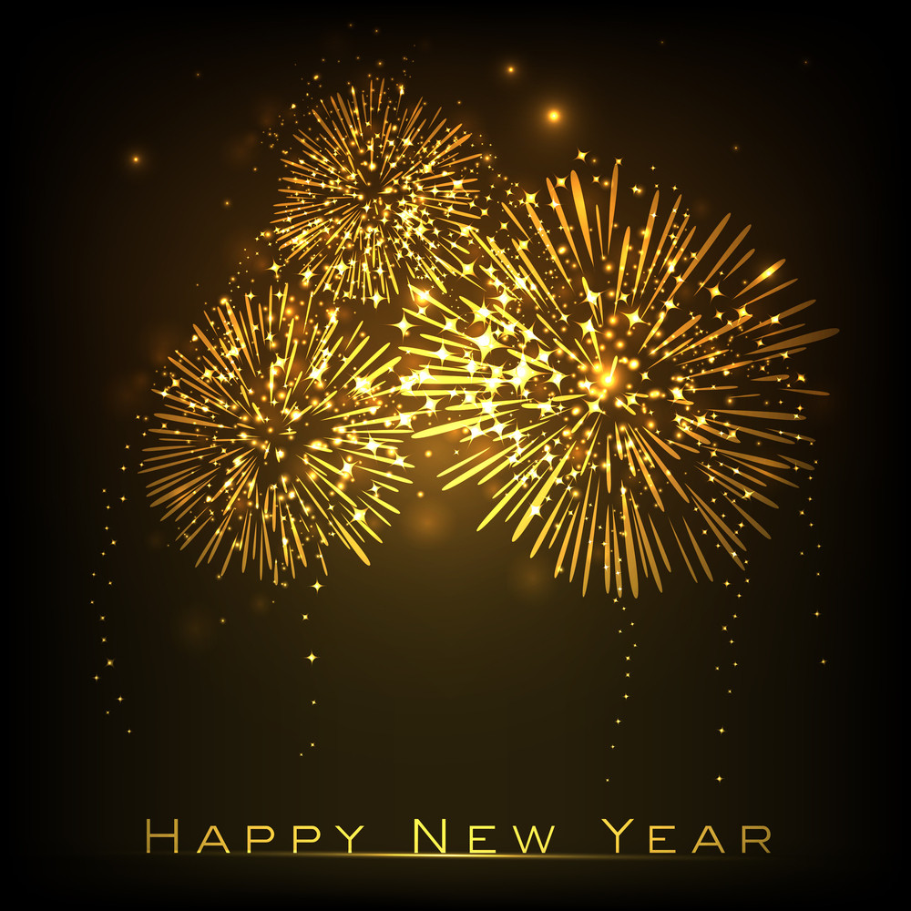 Happy New Year Celebration Background. Royalty-Free Stock Image ...