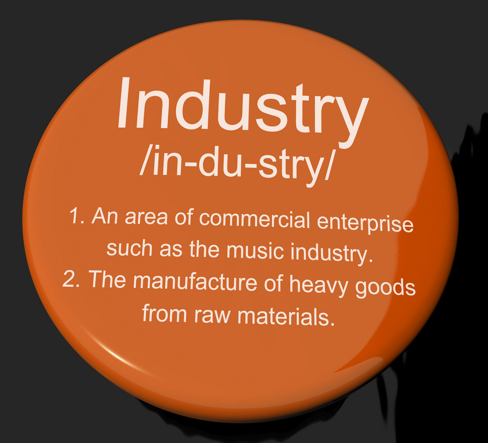 industry definition button showing engineering construction or
