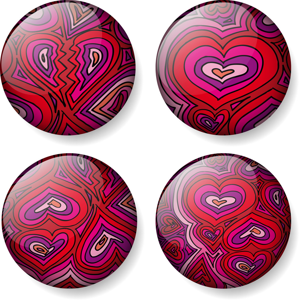 Download Love Glossy Round Vector Buttons Royalty-Free Stock Image ...