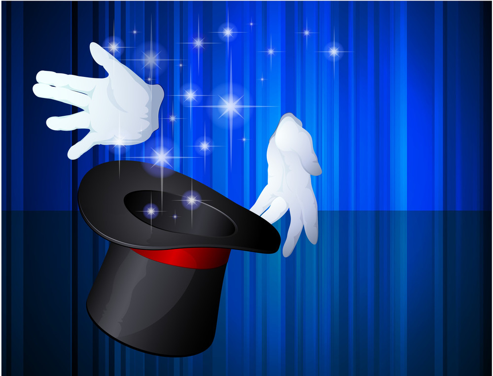 Magic Hat. Vector Template. Royalty-Free Stock Image - Storyblocks Images