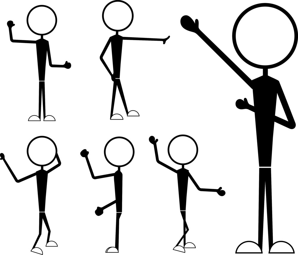 Male Stick Figures Royalty Free Stock Image Storyblocks