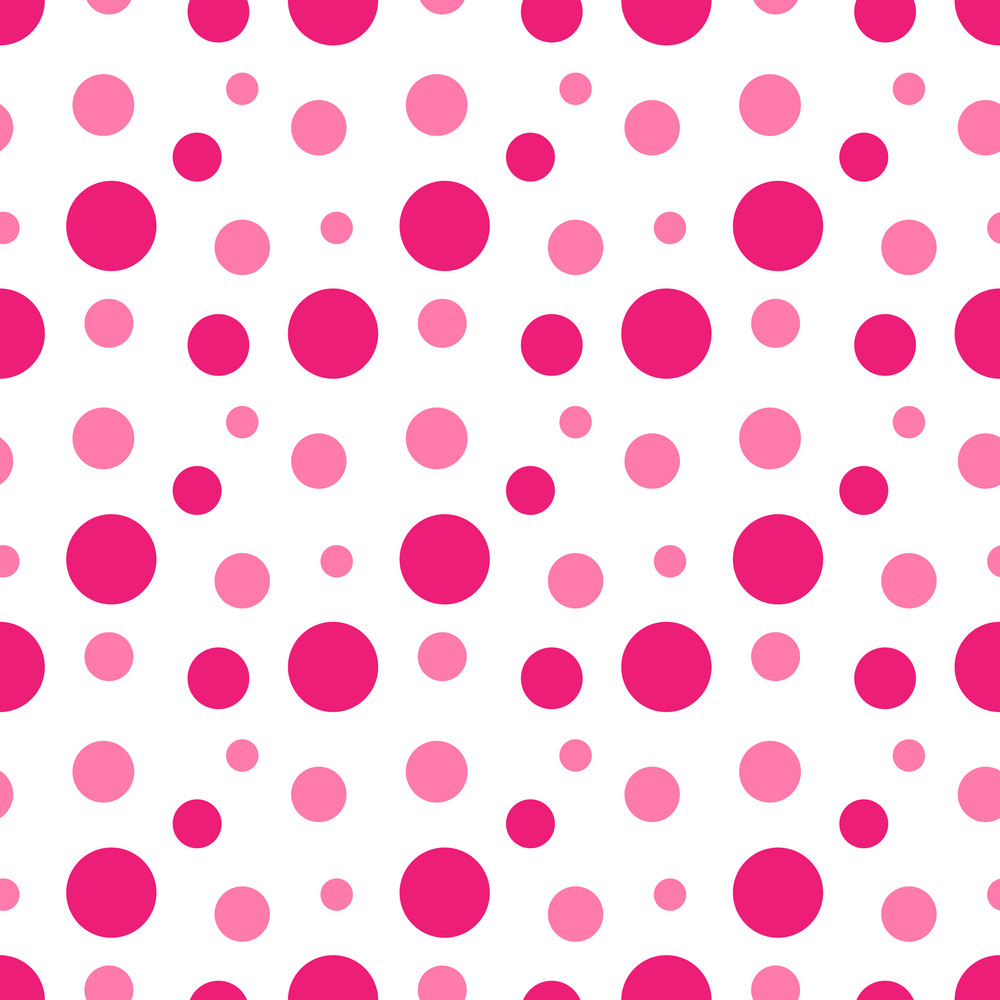 Pattern Of Pink And White Polka Dots On Minnie Mouse Paper Royalty-Free ...