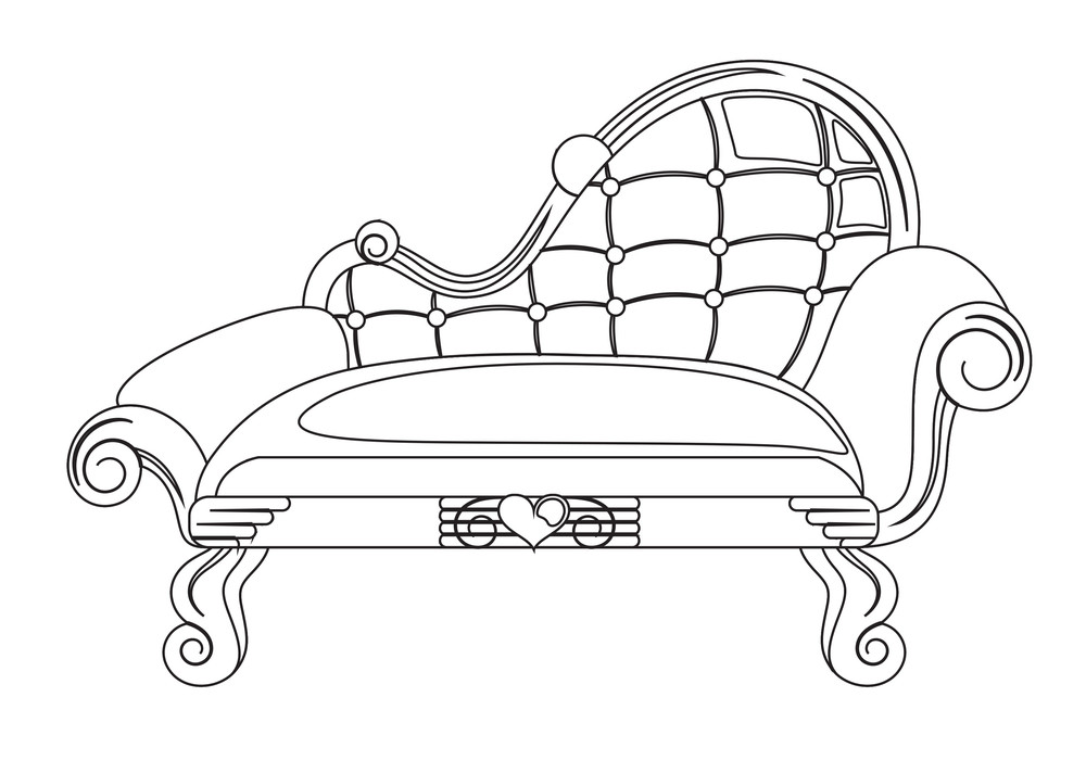 Modern Fancy Sofa Shape Royalty-Free Stock Image - Storyblocks