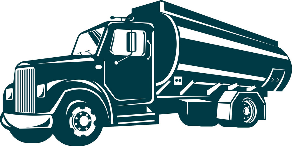 Oil Delivery Truck Lorry Royalty-Free Stock Image - Storyblocks