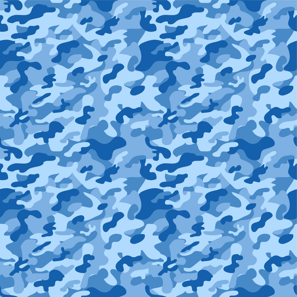 Blue Camouflage Pattern Royalty-Free Stock Image - Storyblocks