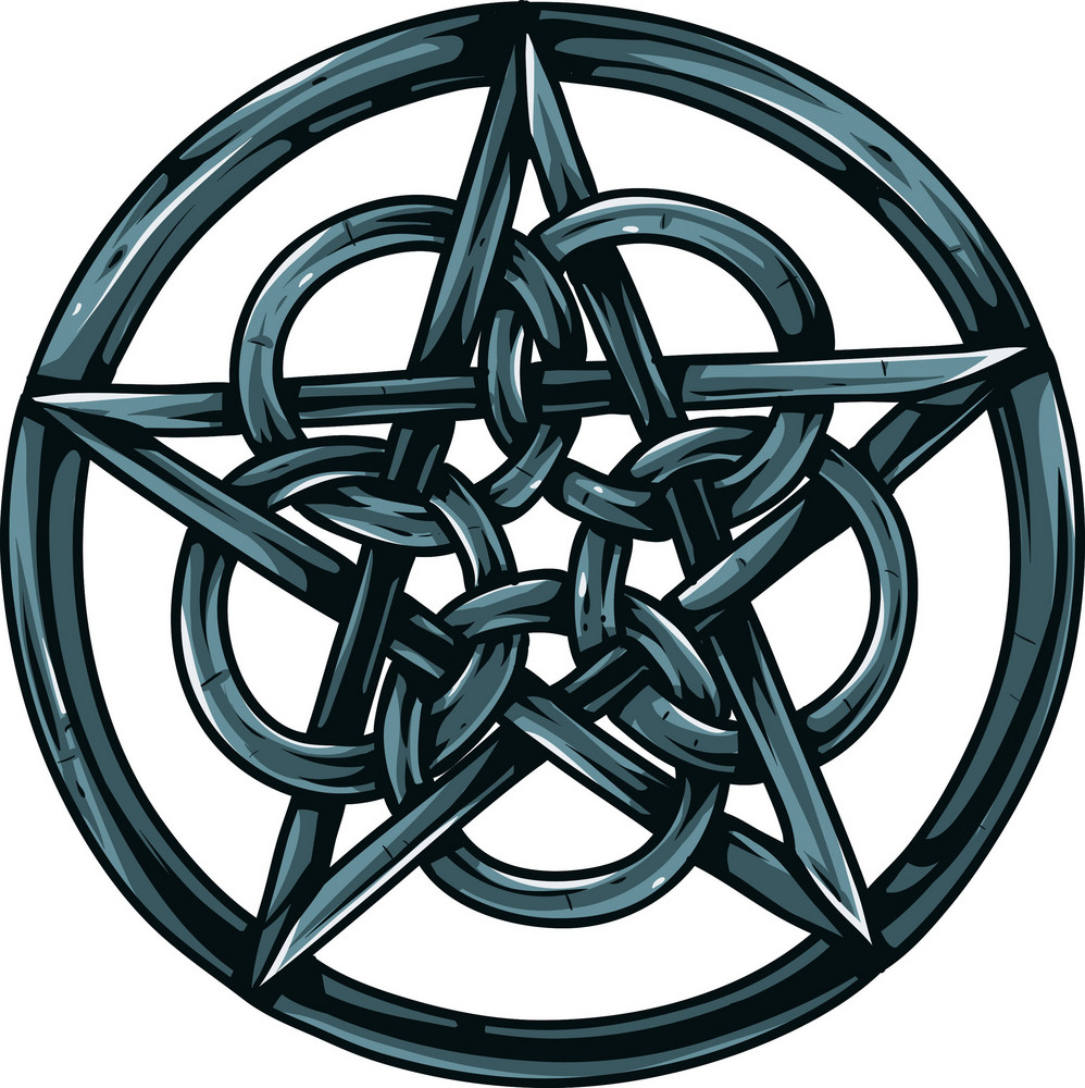 Pentagram Vector Element Royalty-Free Stock Image - Storyblocks