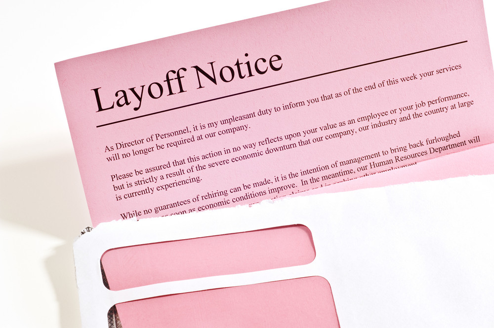 Pink Slip Layoff Notice