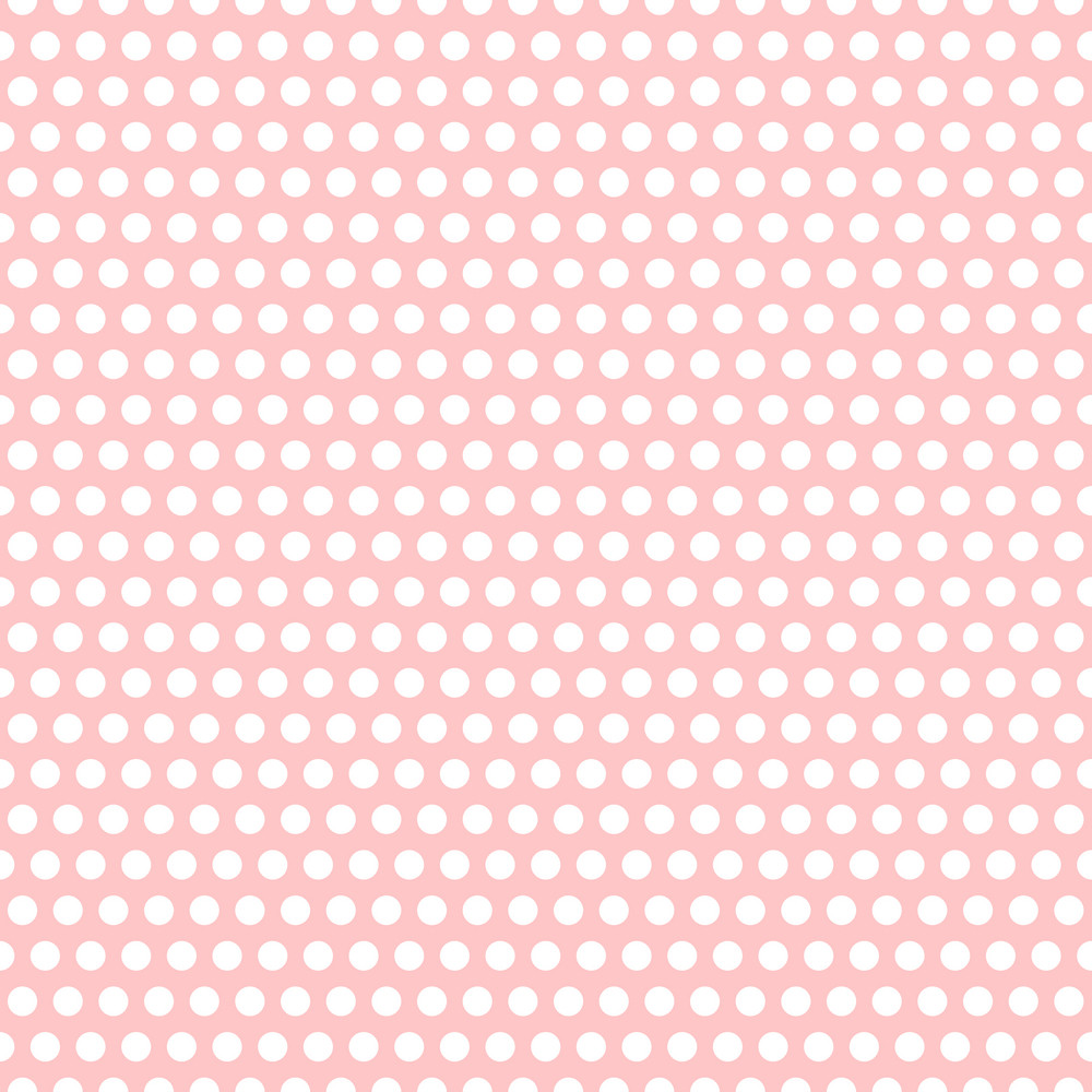 White Polka Dots Pattern On A Pink Background Royalty-Free Stock Image ...