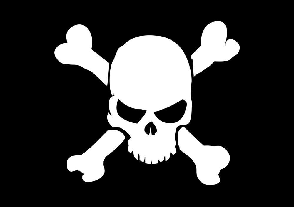 Pirates Skull Vector Royalty-Free Stock Image - Storyblocks