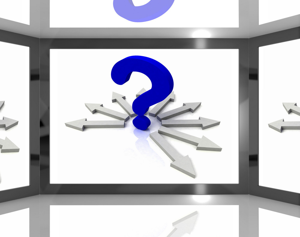 question-mark-on-screen-shows-questions-tv-show-royalty-free-stock