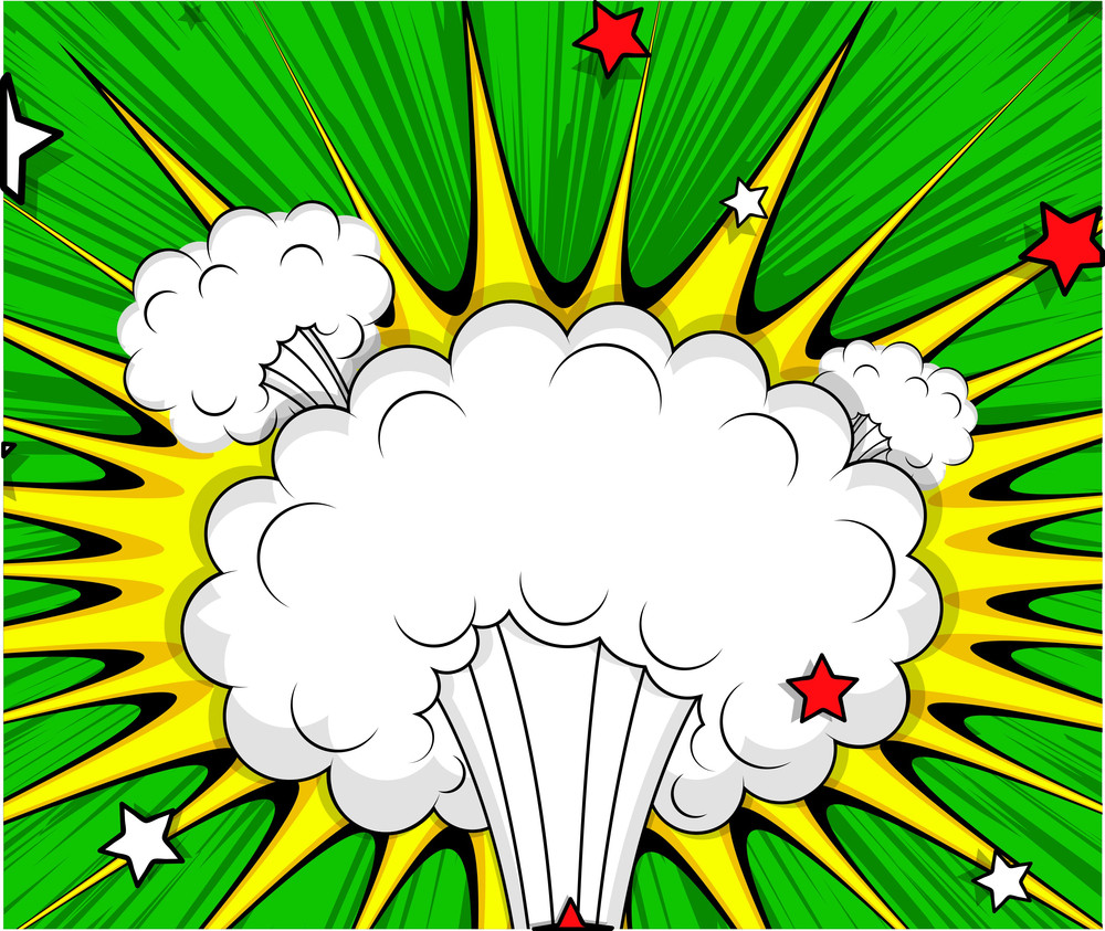 Retro Comic Cloud Burst Background Royalty Free Stock Image Storyblocks