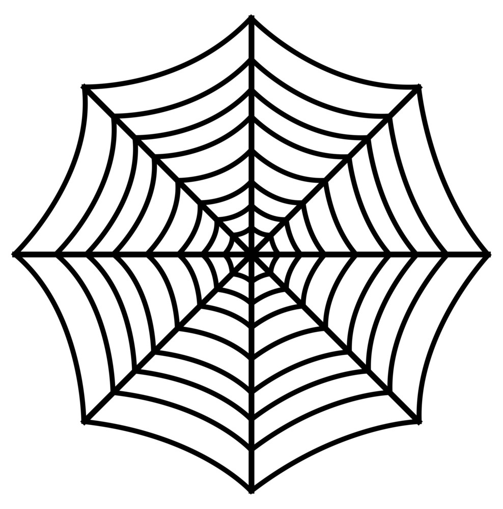 Retro Spider Web  Design  Art Royalty Free Stock Image 