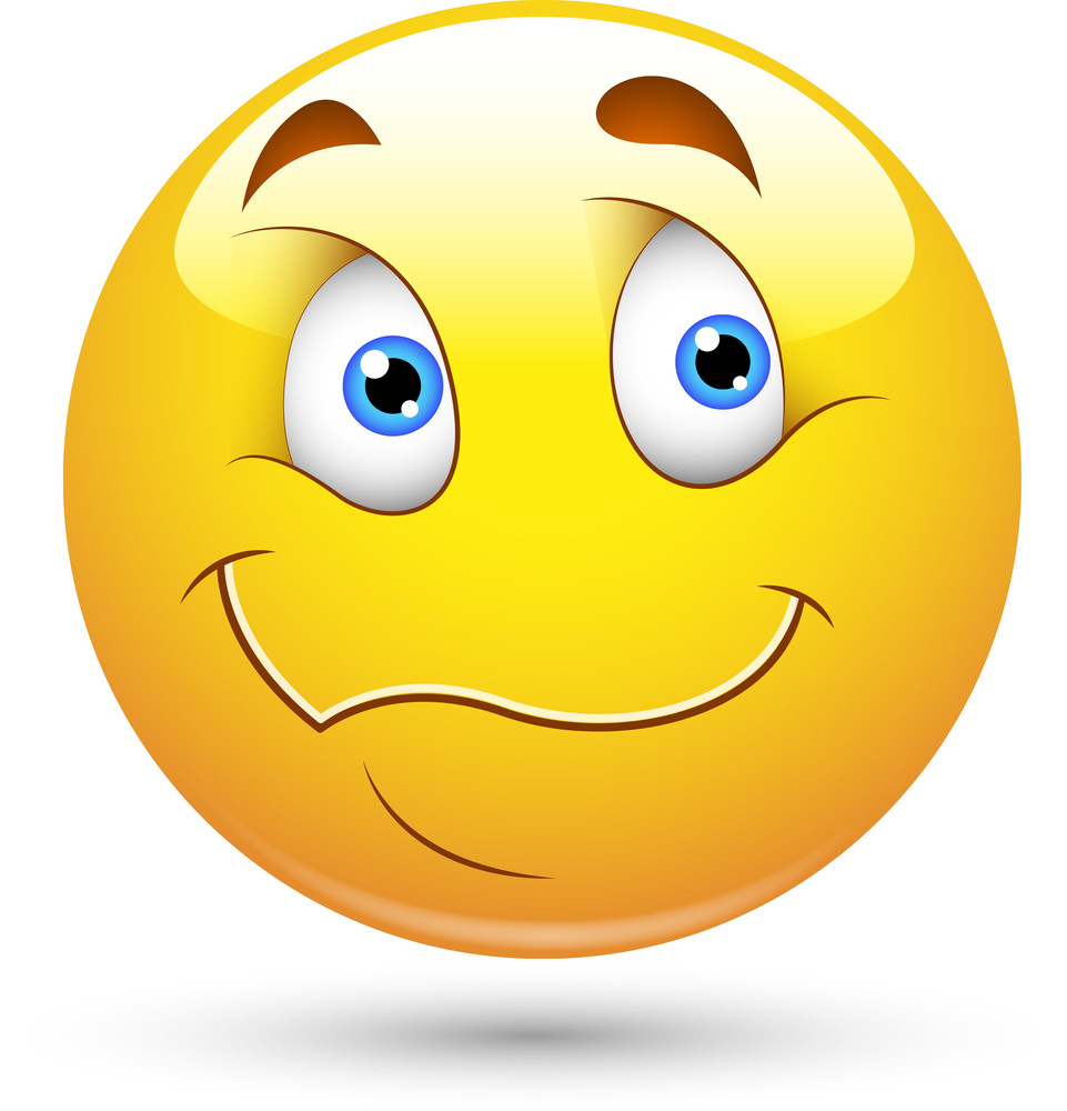 Smiley Vector Illustration - Wondering Face Royalty-Free Stock Image ...